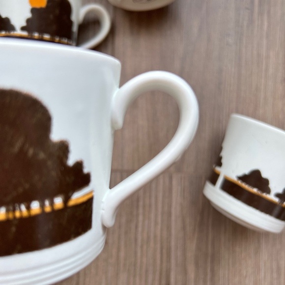 Royal Doulton ‘Prairie’ Coffee Cups x 6 - Picture 5 of 8